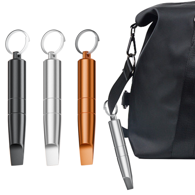 3-in-1 Keychain Tool: SIM Ejector, Cleaning Brush, Box Opener - Essential EDC Gadget