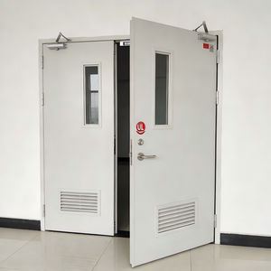 Porte coupe-feu professionnelle en acier, norme européenne, résistance 2 heures, pour hôtels, centres commerciaux, hôpitaux, écoles, résidences, sous-sols, cinémas et évacuations - Product Image 5