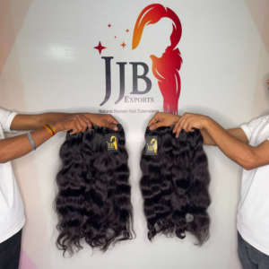 Paquete de cabello humano de templo indio crudo brasileño, paquetes de cabello virgen alineados con cutícula Bodywave con cierre suizo - Product Image 2