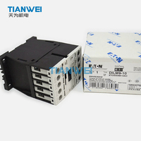 Contacteur moteur EATON DILM9-10 3P 9A AC-3 4kW 400V 1NO Contact auxiliaire Montage double sur rail DIN et panneau à vis Max 690V Bornes à vis