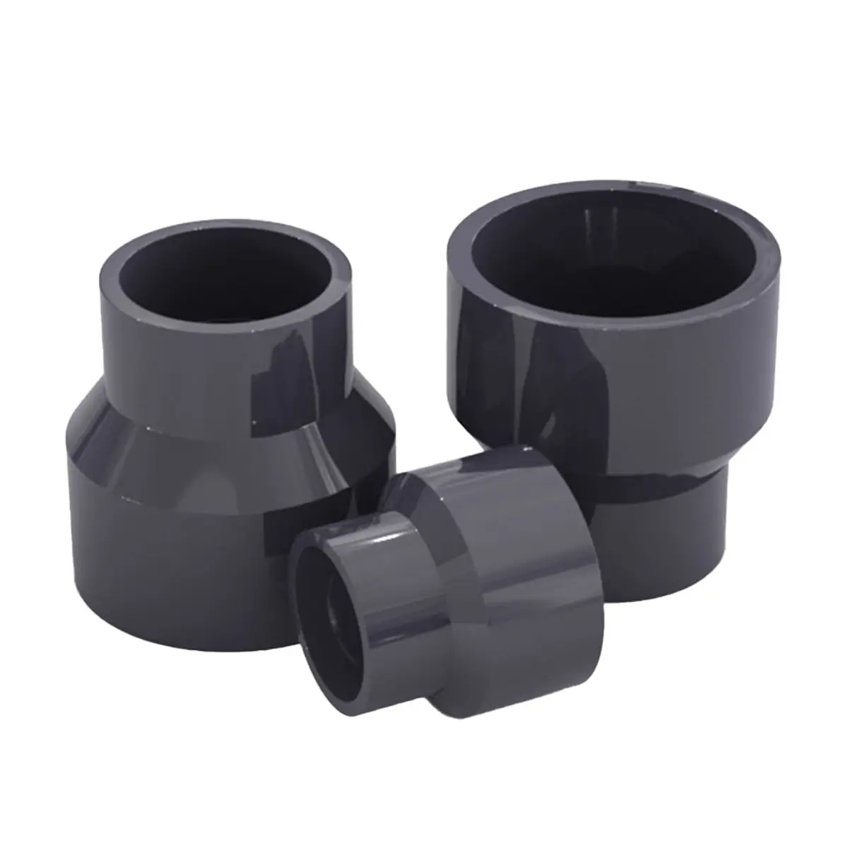 PVC large and small head direct reducing straight fittings PVC water pipe joints