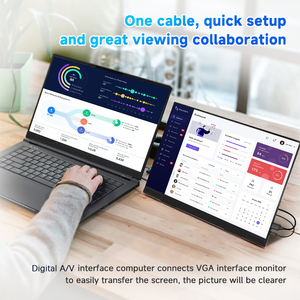 Bsci Nhà Máy 15.0 ''1920*1080 HDR Type-C <span class=keywords><strong>USB</strong></span> Mini 4K <span class=keywords><strong>Video</strong></span> Port Đa-Giao Diện Màn Hình Di Động Cho iPad Máy Tính Xách Tay Cuộc Họp Chia Sẻ - Product Image 6