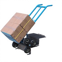 Chariot à main pliable en acier et aluminium robuste, plateforme à deux roues, chariot industriel personnalisé OEM pour bouteilles de gaz, outil pour