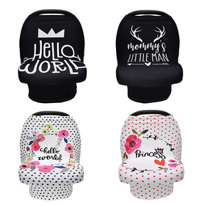 <span class=keywords><strong>Housse</strong></span> d'allaitement personnalisée, couverture pour siège de voiture, en tissu OEM, Spandex, matériau original - Product Image 2