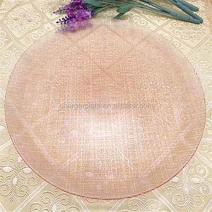 Assiette de présentation en verre colorée et à motifs pour mariage et fête, à prix avantageux, provenant de Chine - Product Image 2