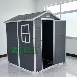 Maison pratique Produits Faites-le vous-même Abri extérieur de stockage en plastique de PVC pour le patio de jardin - Product Image 6