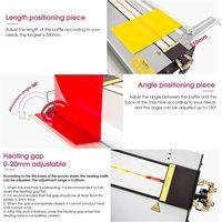 Offre Spéciale AECFUN ABM1300 Machine à cintrer manuelle pour lettres 3D en acrylique et PVC, pour enseignes publicitaires, certifiée CE, 220V
