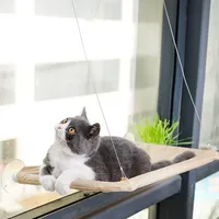 Hamac pour chat à ventouse pour fenêtre, lit suspendu pour chat, perchoir à fixer sur fenêtre, nid pour chat, en tissu Oxford durable, forme rectangulaire
