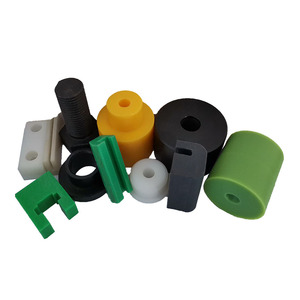 Boulons de fixation de haute qualité usinés CNC en HDPE/UHMWPE/PP/PE, pièces usinées irrégulières, autolubrifiants, résistants à l'usure et au cisaillement - Product Image 1