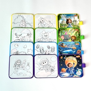 Libro de <span class=keywords><strong>Dibujo</strong></span> con Agua <span class=keywords><strong>para</strong></span> Niños EVA, Libro de <span class=keywords><strong>Colorear</strong></span> con Acuarelas Reutilizable, Libro Silencioso de Educación Temprana <span class=keywords><strong>para</strong></span> Niños de 3 a 6 Años - Product Image 4