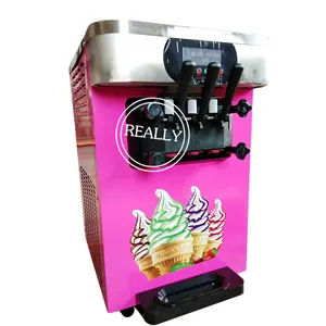 Atacado marca nova máquina de sorvete-Máquina macia de sorvete 220v, três sabores, macia, máquina de sorvete solar, novo controle digital, aprovação ce