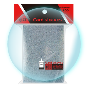 Protège-cartes holographiques Yugioh personnalisés, imprimés, 100 pièces, souples, double laser, étanches, pour cartes de <span class=keywords><strong>jeu</strong></span> - Product Image 1