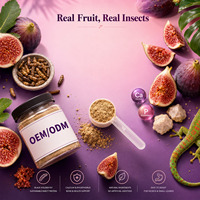 Papaya Fruit Smaak Insectenpuree Poeder voor Reptielen Gekko Kleine Hagedis Zachte Pasta Aangepaste Formule Rechtstreeks van de Fabriek Lage Minimum Bestelhoeveelheid