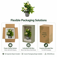 Tanaman Pot gantung buatan Mini Dekor, gaya desain Eropa Indoor Outdoor, Pot bunga gantung, grosir mal belanja rumah