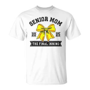Camiseta Softball Senior Mom 2025 The Final Inning - Product Image 1