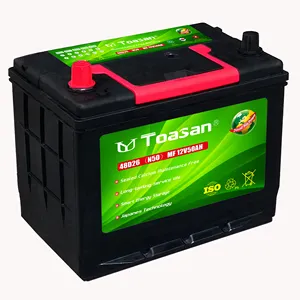 JIS סטנדרטי תחזוקה משלוח 12V 50AH N50 עופרת חומצת 12V MF רכב סוללה-48D26R