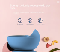 Ensemble d'alimentation pour bébé en gel de silice Vaisselle moderne personnalisable pour les aliments complémentaires et les enfants