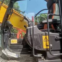 Excavatrice sur chenilles d'occasion JCB JS220LC d'origine britannique en bon état, excavatrice JCB JS220LC d'occasion avec moteur importé