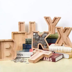 Personalizzabile 26 lettere di alta qualità carbone salvadanaio salvadanaio per i ragazzi e le ragazze di risparmio di denaro - Product Image 2