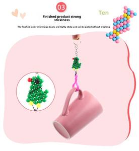 Perles lumineuses en plastique pour brume d'eau, puzzle magique créatif transparent à faire soi-même pour filles de moins de 6 ans - Product Image 6