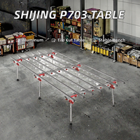 Grande table de travail en alliage d'aluminium pour la découpe de dalles de marbre, qualité DIY, personnalisable OEM, Chine