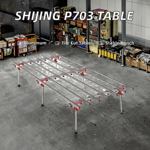 Table de travail pour la découpe de grandes dalles de marbre, plateforme en alliage d'aluminium, établi de qualité DIY, personnalisable OEM - Product Image 2