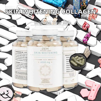 Capsules de collagène blanchissantes pour la peau, marque privée, complément nutritionnel à base d'herbes naturelles, non destiné aux enfants