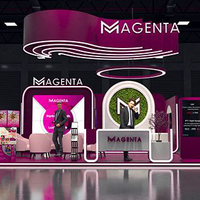 Stand d'exposition modulaire tendance MEGA pour événements de mode modernes et boutiques éphémères