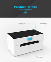 Imprimante d'étiquettes thermiques couleur 4 pouces en stock d'usine pour les bons de livraison e-commerce et l'expédition express pour Shopify et Aliexpress