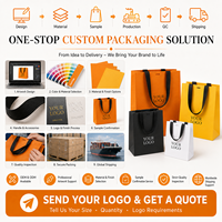 Sacs de courses en papier écologiques personnalisés pour les magasins de détail et l'emballage de cadeaux avec logo et poignée personnalisés