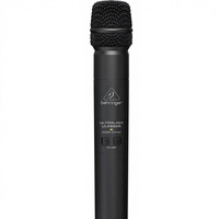 Behringer ULTRALINK ULM202USB Sistem Nirkabel Digital 2.4 GHz Berkinerja Tinggi Bahan Stainless Steel 2 Mikrofon Genggam Mode Ganda