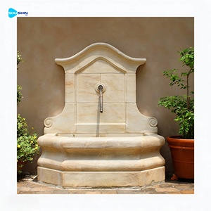 Fontane d'Acqua in Marmo Naturale Stile Francese Antico per Decorazione <span class=keywords><strong>Giardino</strong></span> Esterno, con Accessori in Metallo, in Vendita - Product Image 6