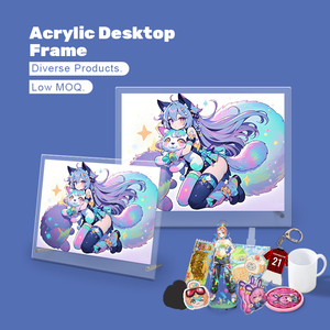 Acrylic hiển thị đứng pha lê Khung Ảnh Ngang & dọc tác phẩm nghệ thuật tùy chỉnh phim hoạt hình bưu thiếp chủ hình ảnh Hội Đồng Quản Trị - Product Image 2