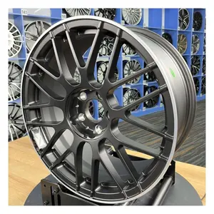 Toptan 5x112 5x114.3 5x120 çoğaltma BBS RE-V7 mat siyah araçlar jantlar binek otomobil tekerlekleri Maybach Maserati Ferrari için