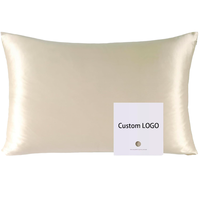 Ensemble de taies d'oreiller personnalisées 100% en soie de mûrier avec motif brodé 6A Boîte à chouchous en soie pure de sommeil de qualité pour hôtel et maison