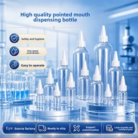 Bouteilles distributrices vides en plastique transparent PET jetables de 100 ml avec bec verseur pour engrais agricoles – Vente en gros