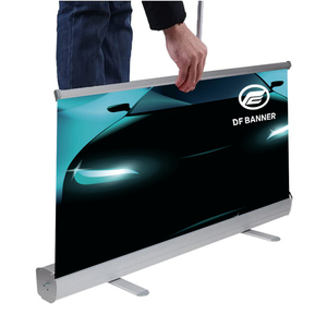 Precio al por mayor portátil Roll up Banner Stand Promocional Aluminio Impreso banner retráctil para exposiciones - Product Image 5