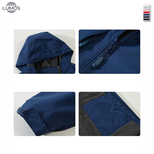 Chaqueta Cortavientos Unisex de Alta Calidad OEM, Ligera, con Capucha, Impermeable, Resistente al Viento, Transpirable, con Estampado de Letras, <span class=keywords><strong>para</strong></span> Invierno - Product Image 4