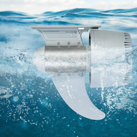 Y01 propulseur d'hélice de bateau Premium + batterie B1 3 vitesses et marche arrière 75min d'autonomie pour kayak ponton de pêche