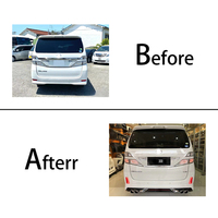 Kit de haute qualité pour to yo ta Vellfire 20ANH 2008-20014 mise à niveau vers Vellfire 30AGH 2015 bodykit pas besoin de changer de phare
