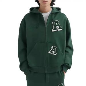 ชุดวอร์มผู้ชายผ้าคอตตอนเทคฟลีซ 2 ชิ้น ปี 2026 ผ้าหนา เสื้อสเวตเชิ้ตและกางเกงขายาวสำหรับผู้ชาย - Product Image 3