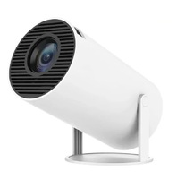 Mini Proyector Inteligente Portátil HY300 4K Lámpara LED Android Resolución 1080p Gráfico Automático y Cine en Casa para Películas Enchufe de EE. UU.