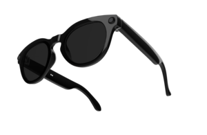 Gafas Inteligentes con Marco de Titanio y Plástico Negro, Cámara Dual y Función de IA - Product Image 6