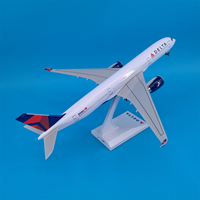 Modèle d'avion Delta Airlines A350 à l'échelle 1/200 de 30 cm pour cadeau promotionnel