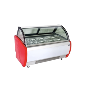 Công suất lớn Kem tủ trưng bày cửa trượt thương mại làm mát bằng không khí Tủ đông kem - Product Image 1