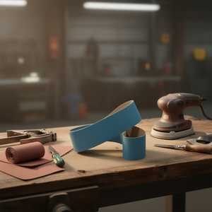 Bande abrasive en tissu 1500x120 mm au zirconium pour le ponçage et le polissage - Product Image 3