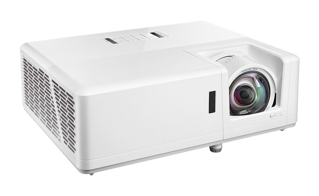 Optoma GT1090HDR 1080P HDR DLP Projector 4200 Lumens 4K Ready Laser Light Source All Glass Lens 3D Ready Home Outdoor Cinema