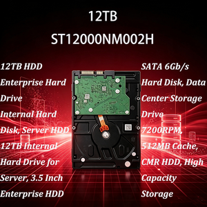 ฮาร์ดไดรฟ์สำหรับองค์กร ST12000NM002H ความจุ 12TB 7200RPM 512MB CMR SAST 12Gb/s ขนาด 3.5 นิ้ว สำหรับเซิร์ฟเวอร์ ศูนย์ข้อมูล RAID - Product Image 2