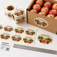 Etiquetas Adhesivas de Vinilo Impermeables Personalizadas con Código de Barras Anti-Falsificación para Envasado de Alimentos (Botellas, Frascos, Bocadillos) - Duraderas y Ecológicas