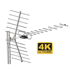 Antenne extérieure facile à installer, antenne de télévision par câble, antenne numérique de réception, antenne HDTV amplifiée, antenne VHF, antenne DTV, antenne TV - Product Image 1